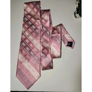 Staffford Performance Pink shades Mens Neck Tie Silk